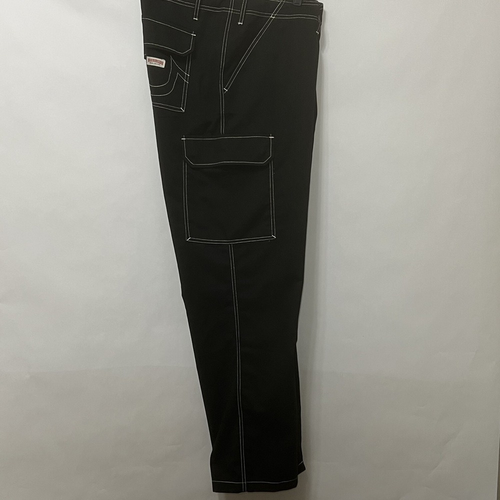 True Religion Brand Jeans Cargo Pants‎ Jet Black Men Size 34X32 New - Picture 3 of 16